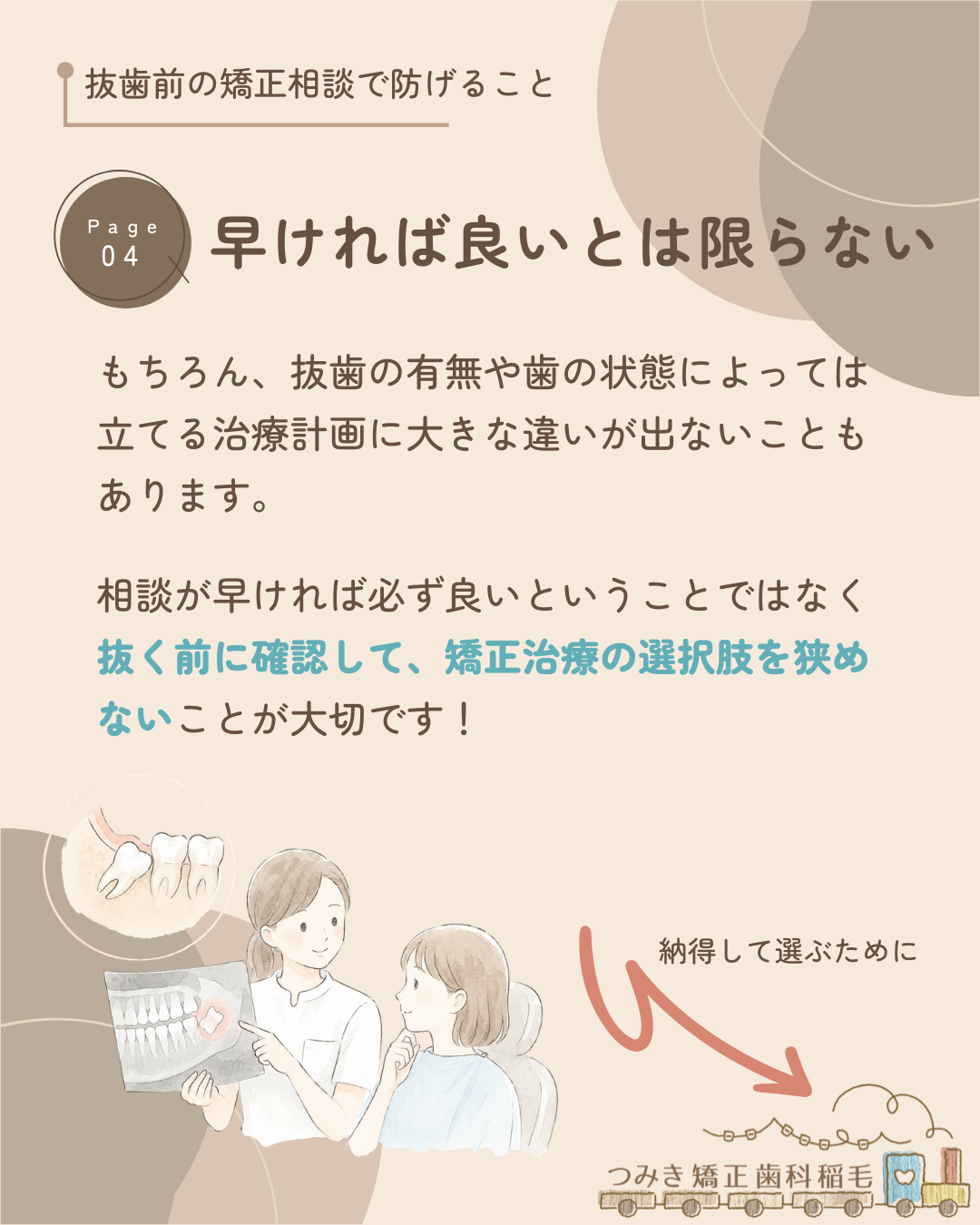 6枚目：Page04「早ければ良いとは限らない」